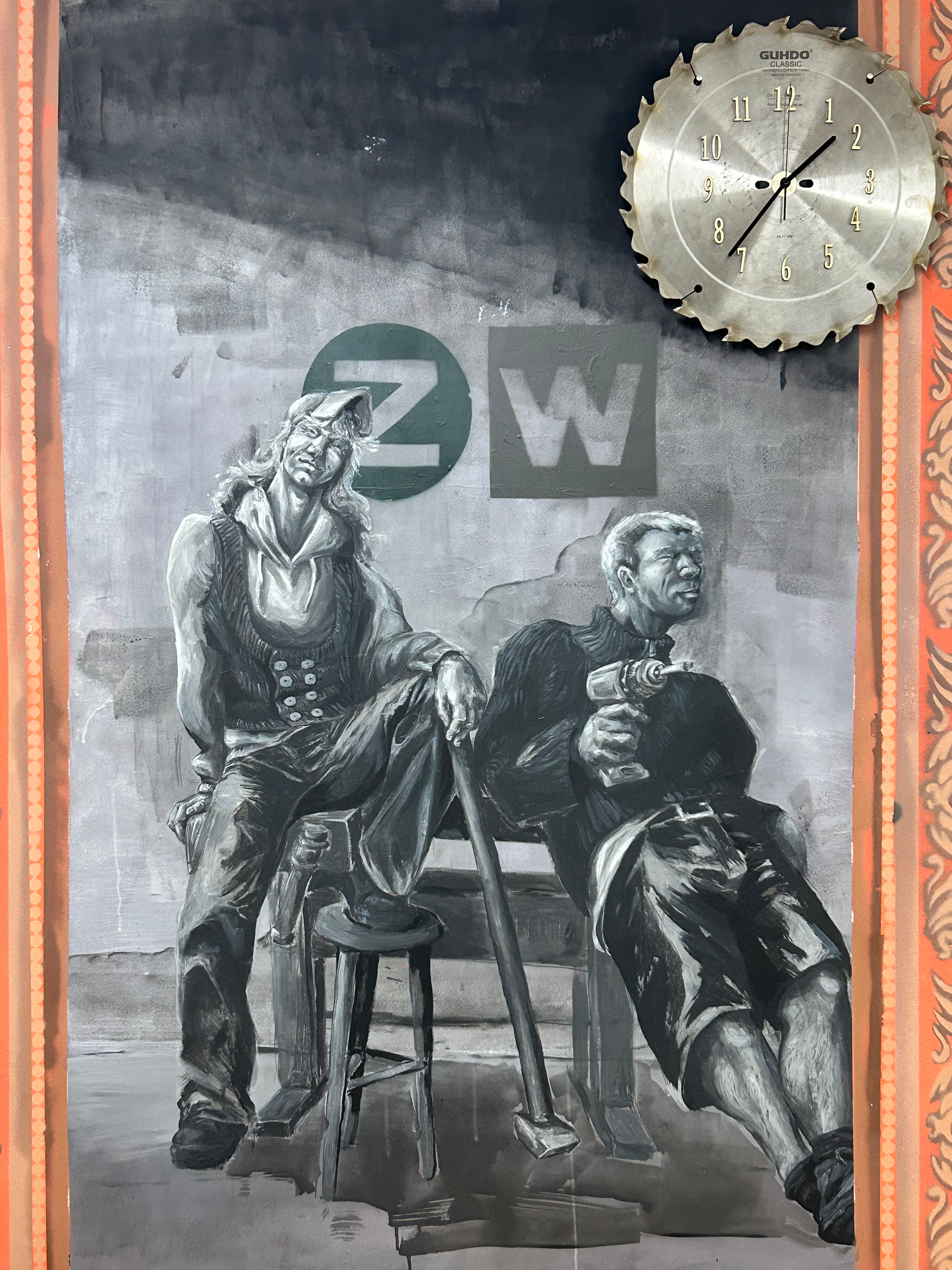 Projekt Bild mit Uhr